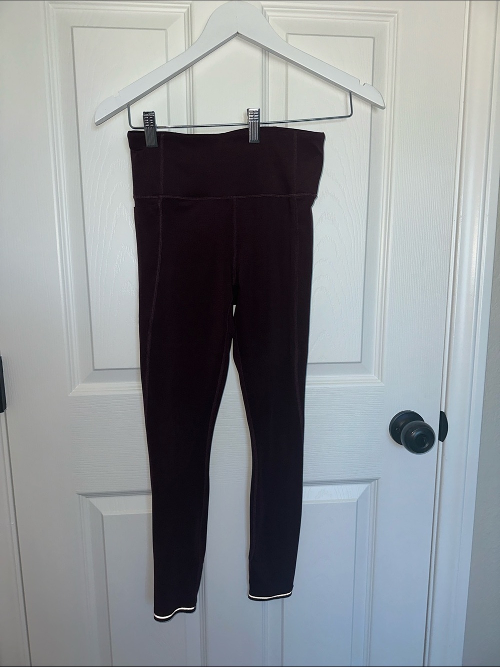 Athleta High-Waist Dark Plum Leggings